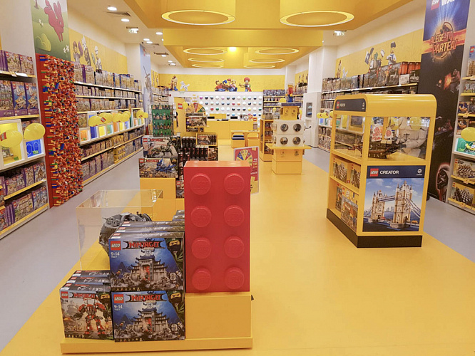 LEGO, сеть магазинов - освещение рис.6